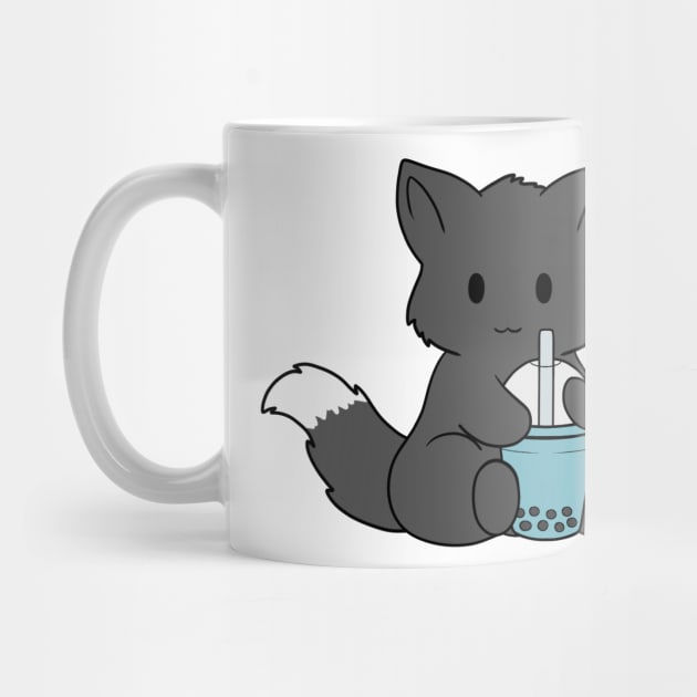 Bubble Tea Black Fox by BiscuitSnack